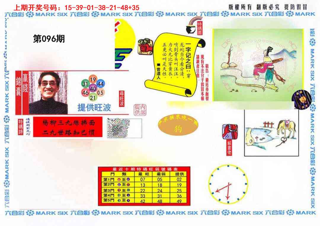 096期特码王(信封)[图]